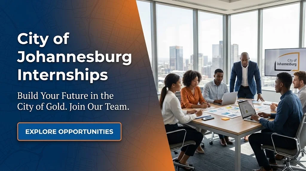 City of Johannesburg Internships for Matriculants City of Johannesburg Internships for Matriculants