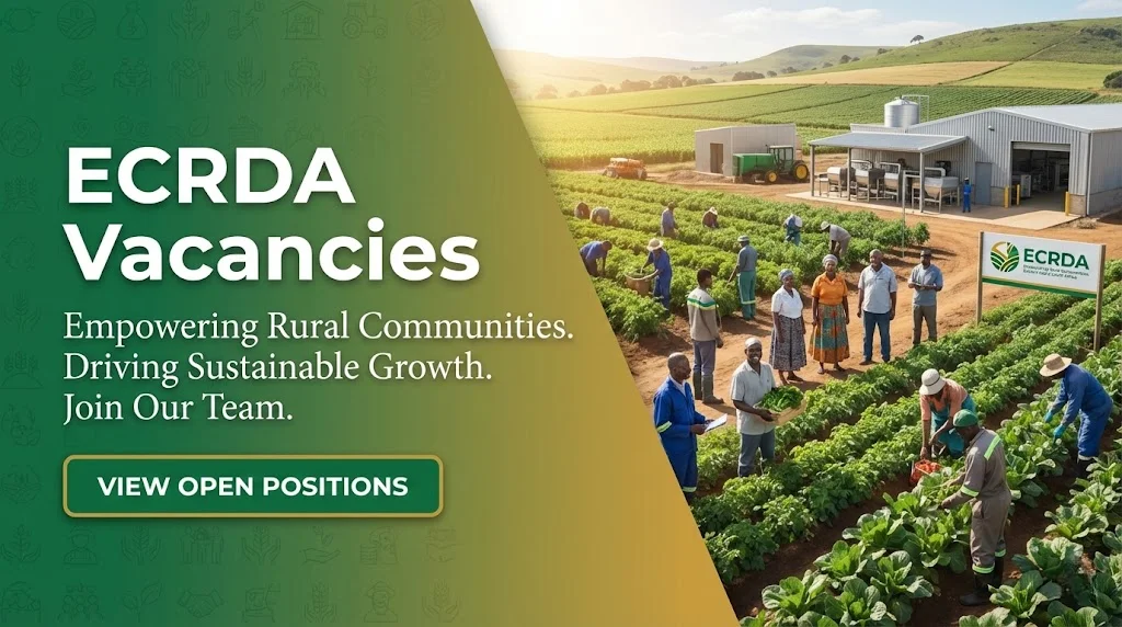 ECRDA Vacancies in Eastern Cape Rural Development Agency ECRDA Vacancies in Eastern Cape Rural Development Agency