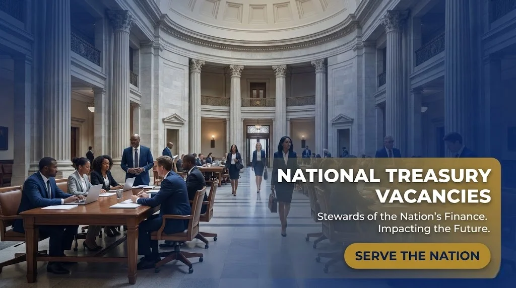 National Treasury Vacancies & Internships With Stipend National Treasury Vacancies & Internships With Stipend