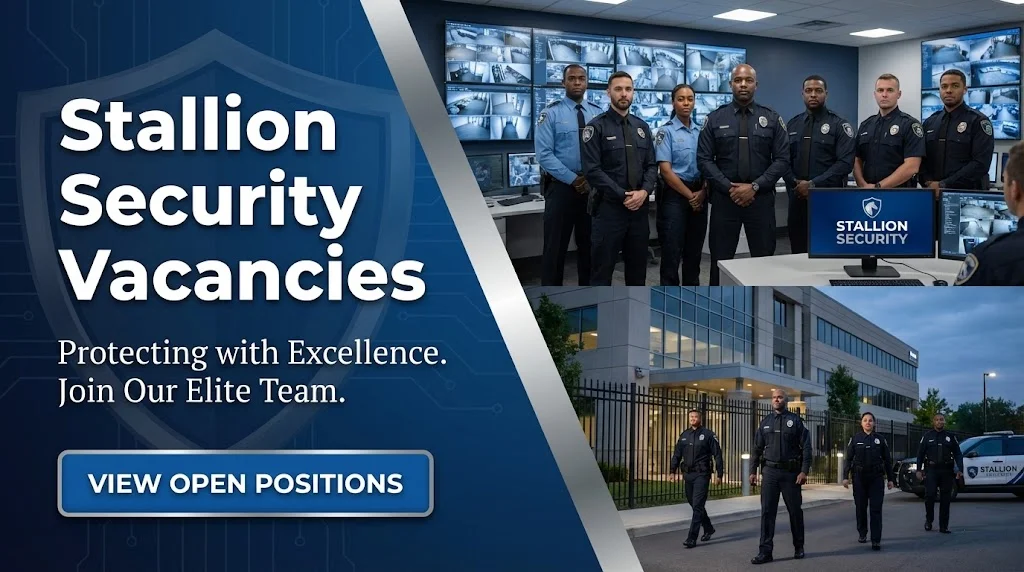 Stallion Security Vacancies in Gauteng & Across South Africa Stallion Security Vacancies in Gauteng & Across South Africa